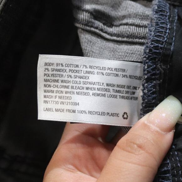 Universal Thread Black High Rise Skinny Jeans Sz 8 - Picture 7 of 13